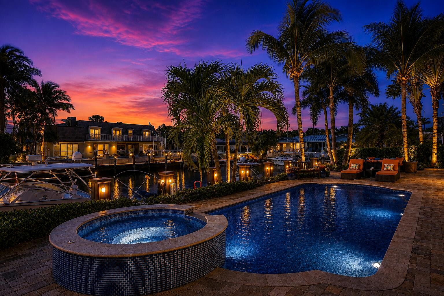 Lighthouse Point Venetian Isles waterfront residence