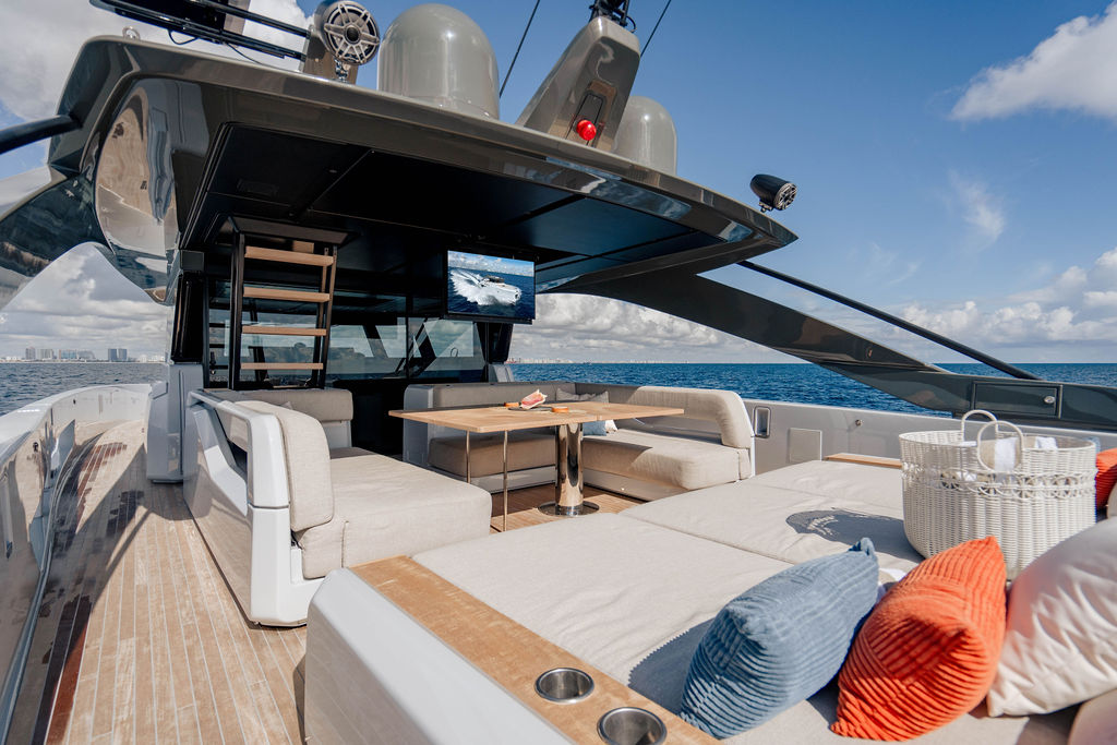 2023 Bluegame BG72 Snack Money - Aft Deck, Lounge Under Hardtop