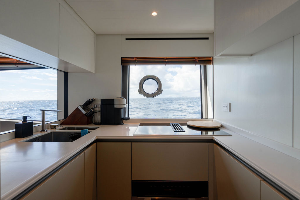 2023 Bluegame BG72 Snack Money - Galley, Sink and Cooktop