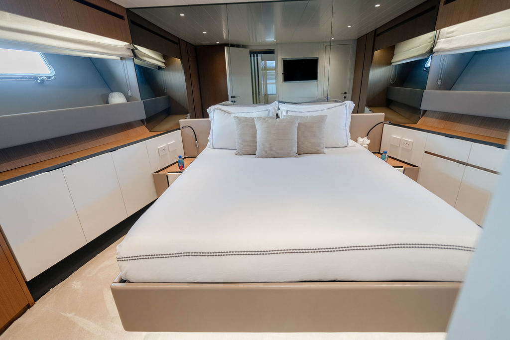2023 Bluegame BG72 Snack Money - Forward Stateroom, Island Berth Sunlit