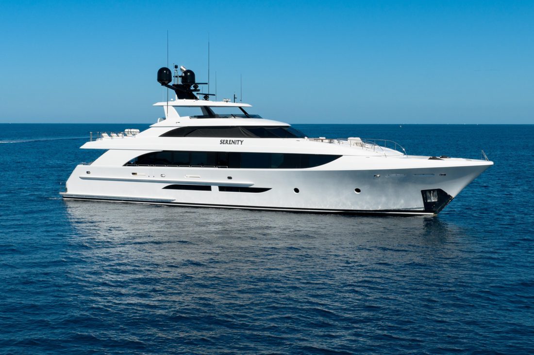 2018 Westport Raised Pilothouse Serenity - 125 ft super yacht, recently sold