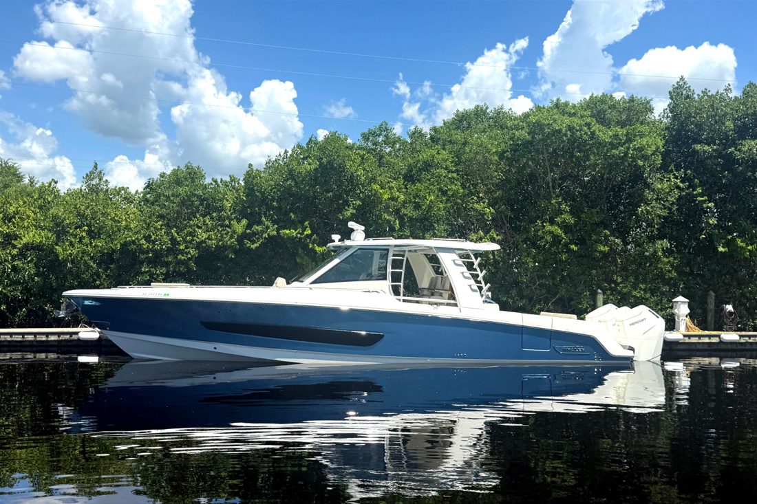 2024 Boston Whaler 420 Outrage Kelvana - 42 ft center console, recently sold